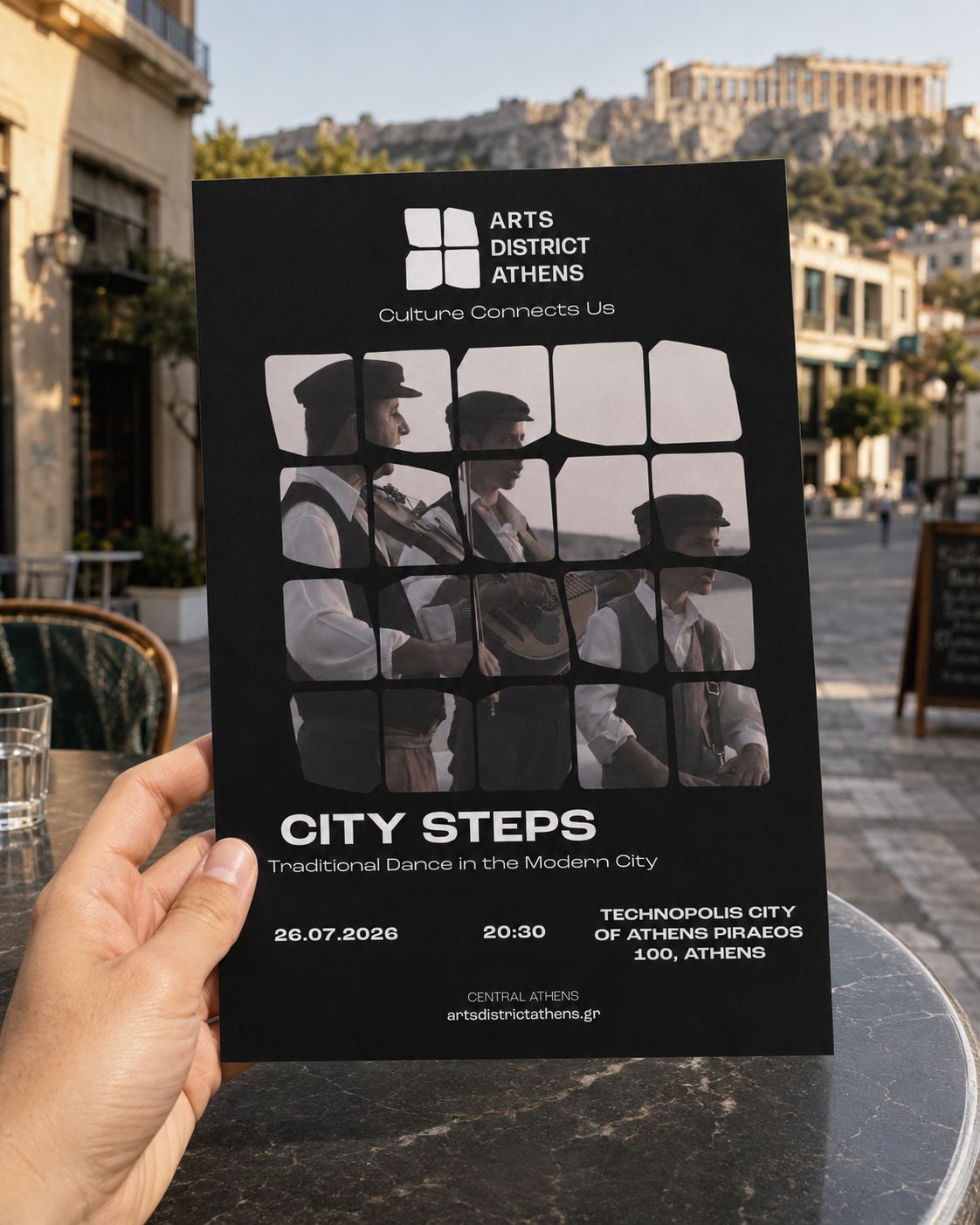 Culture Connects Us flyer mockup