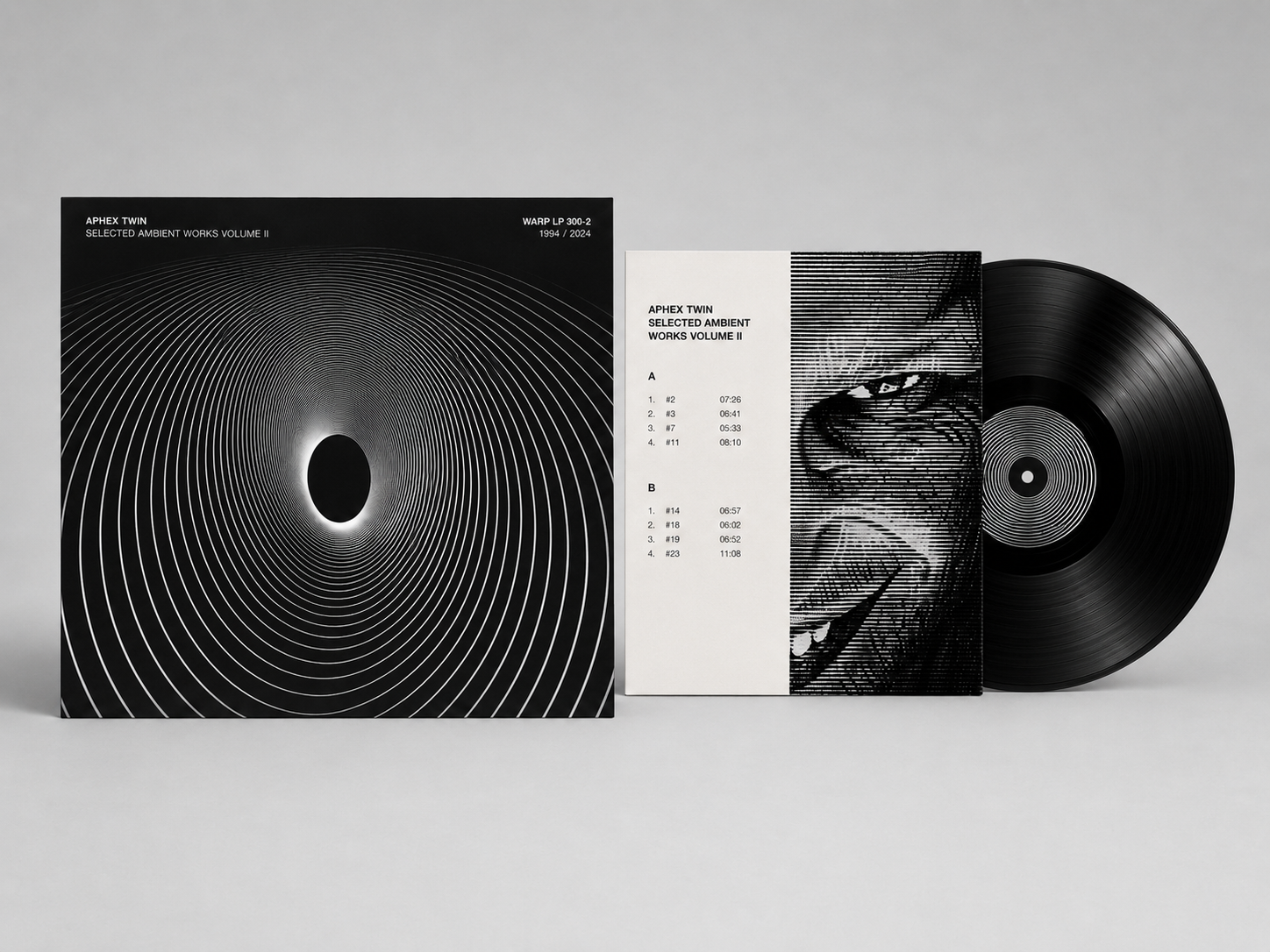Vinyl and sleeve mockup